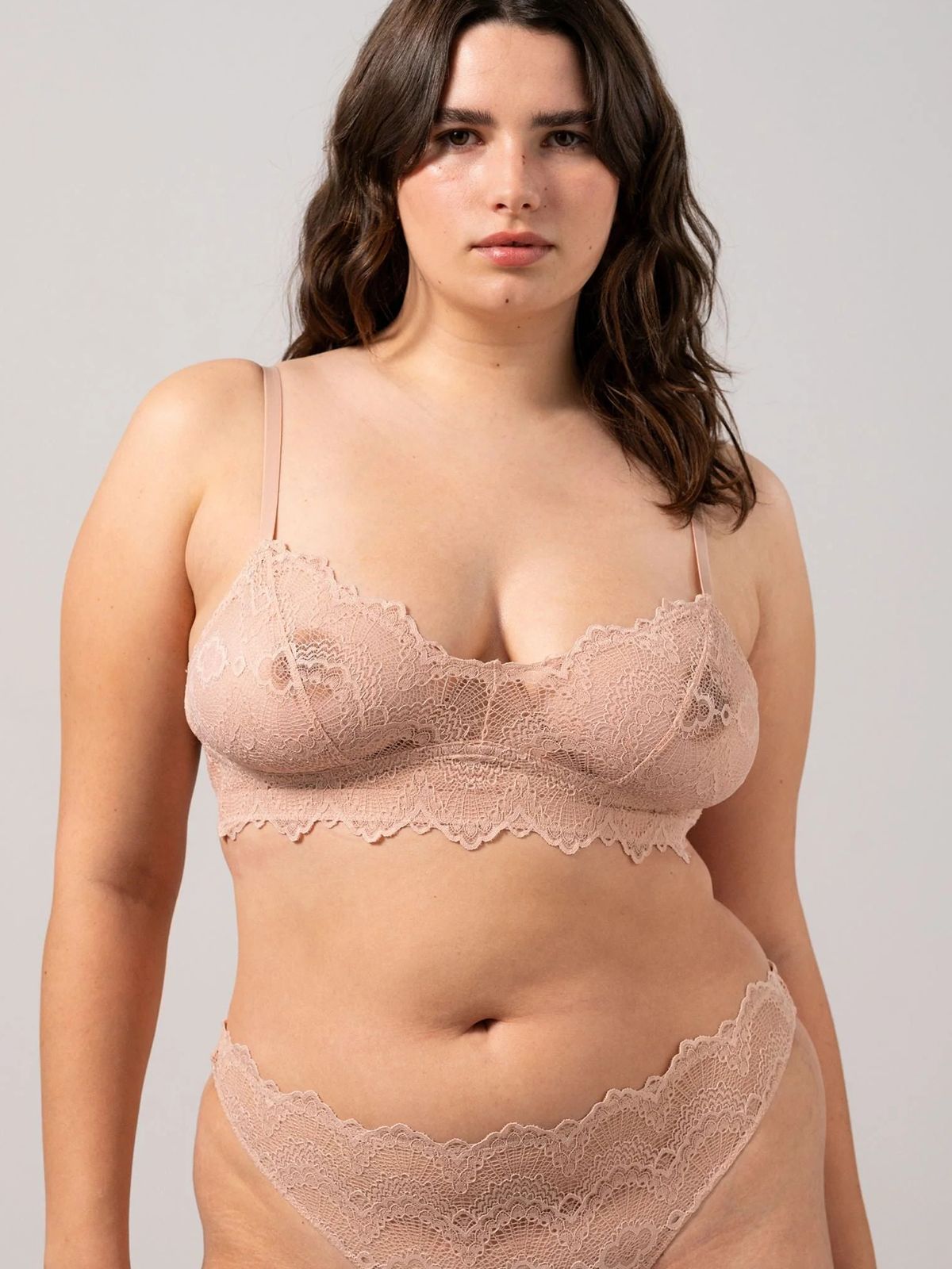 Lace Balconette Nude