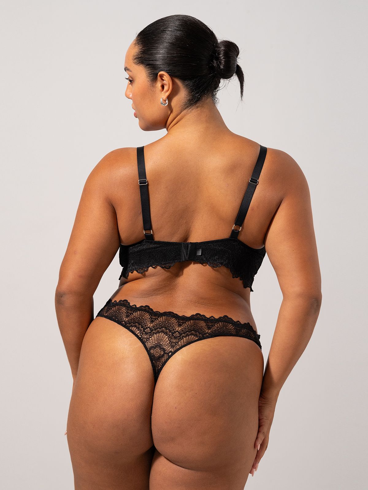 Lace Support+ Bralette Black