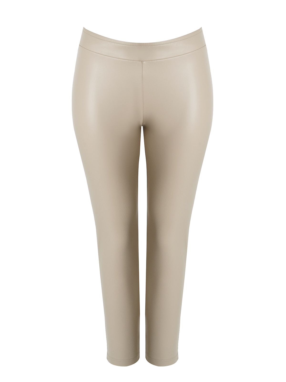 Leather-look stretch leggings mat fashion