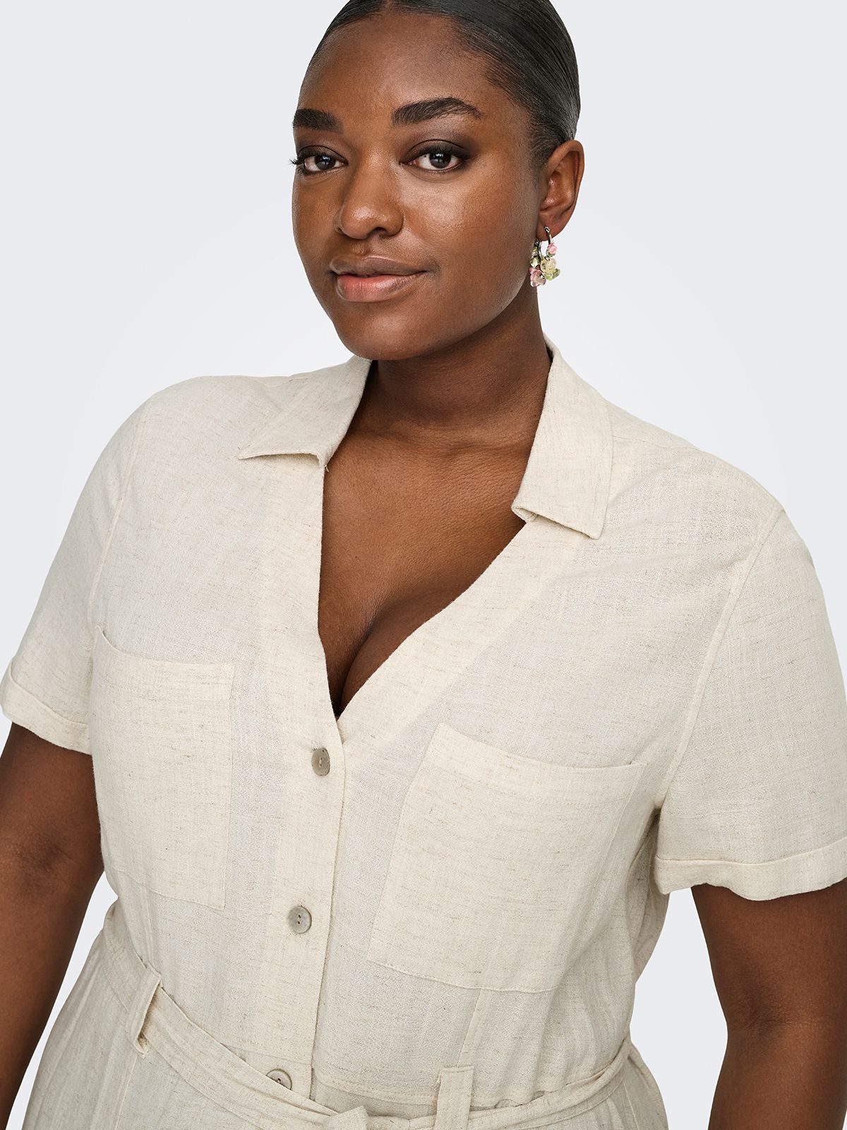 Carsiesta linen shirt-dress