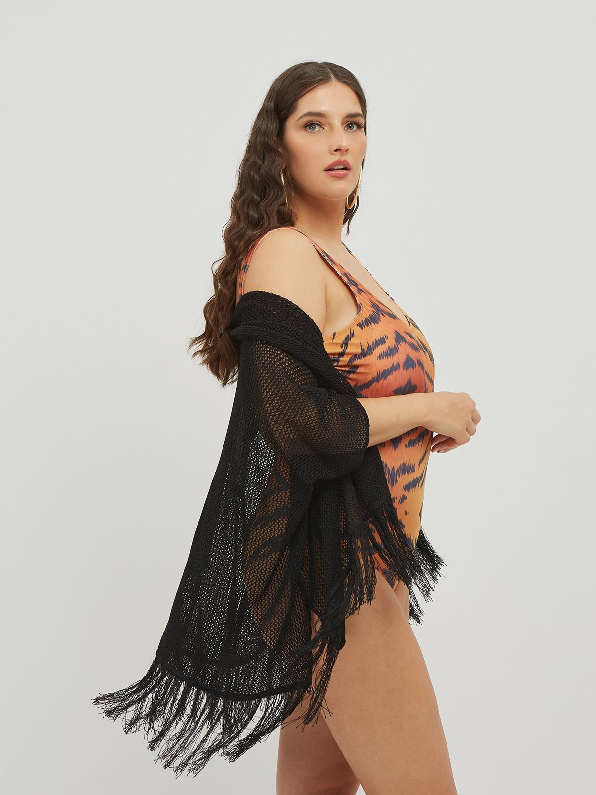 Animal print swimsuit