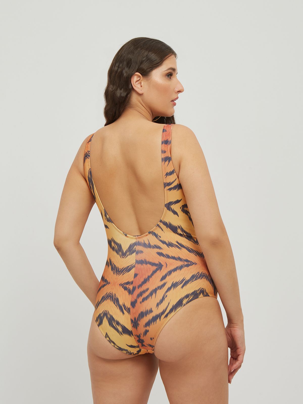 Animal print swimsuit