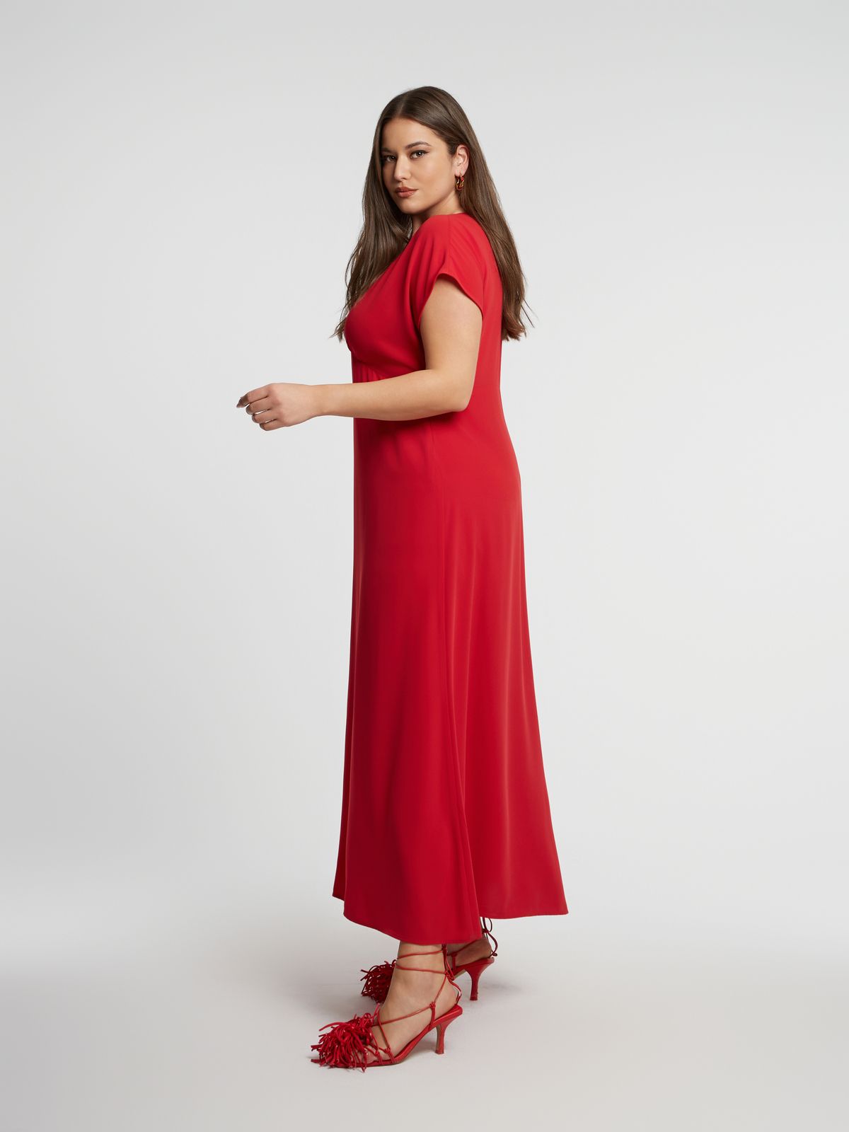 Maxi V-neck dress