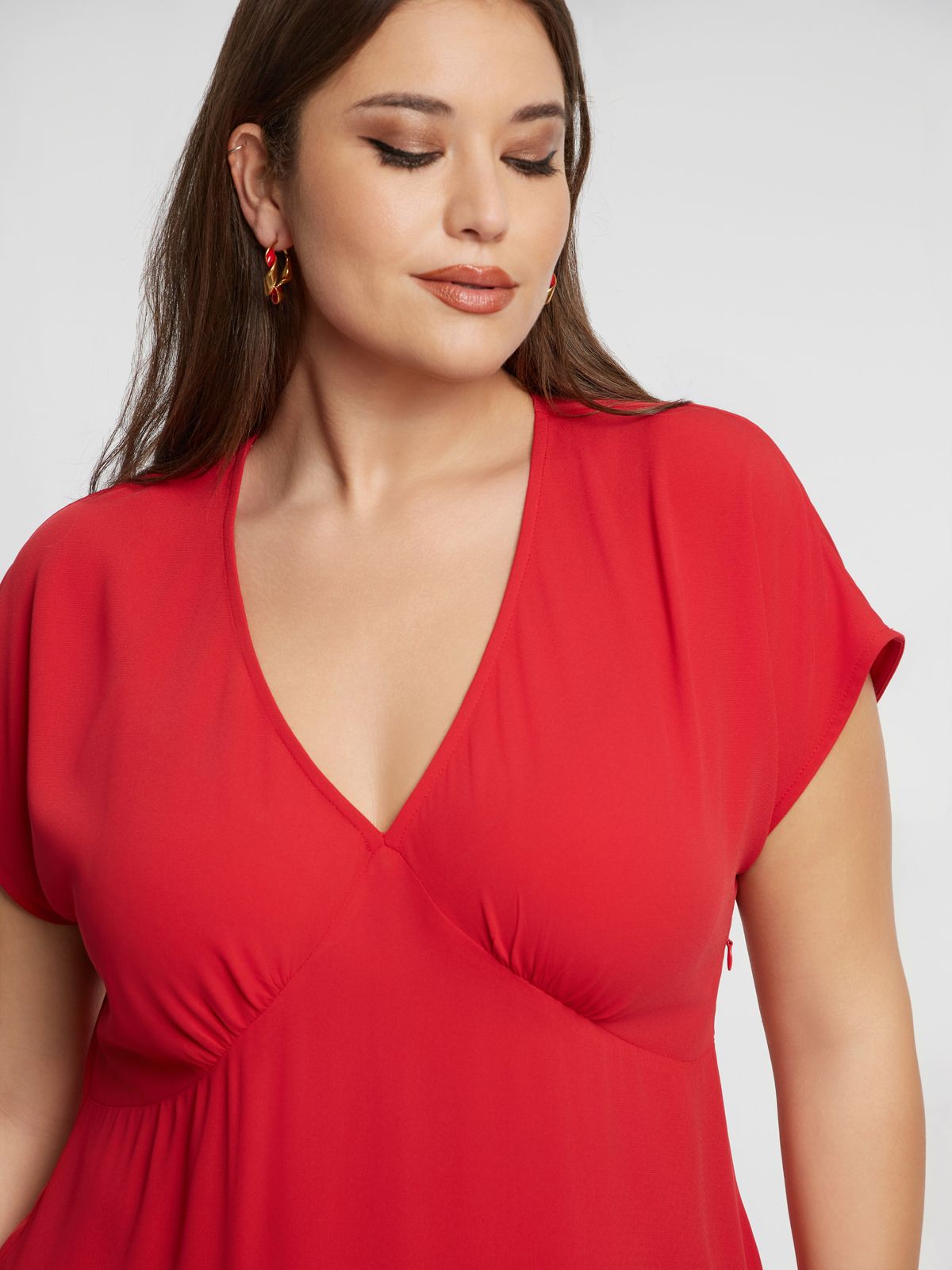 Maxi V-neck dress