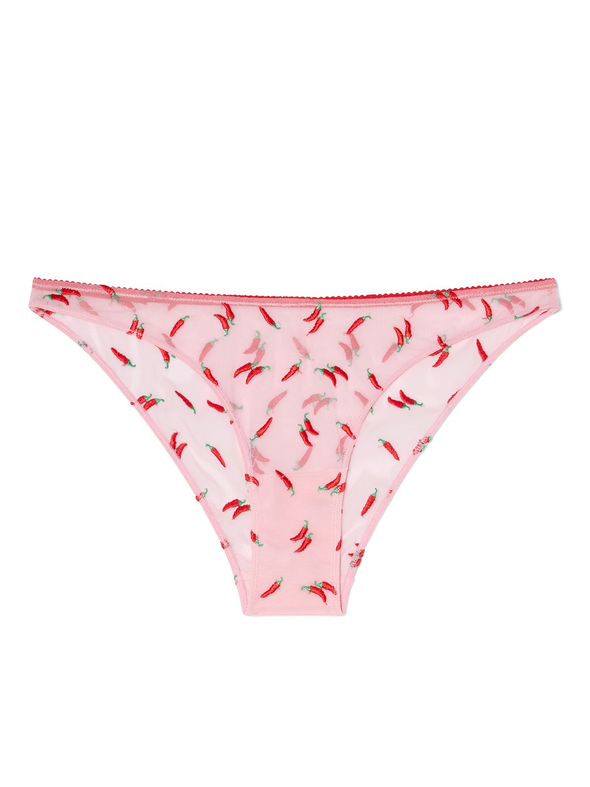 Σλιπ Διχτυωτό Powder Pink/Fiery Red