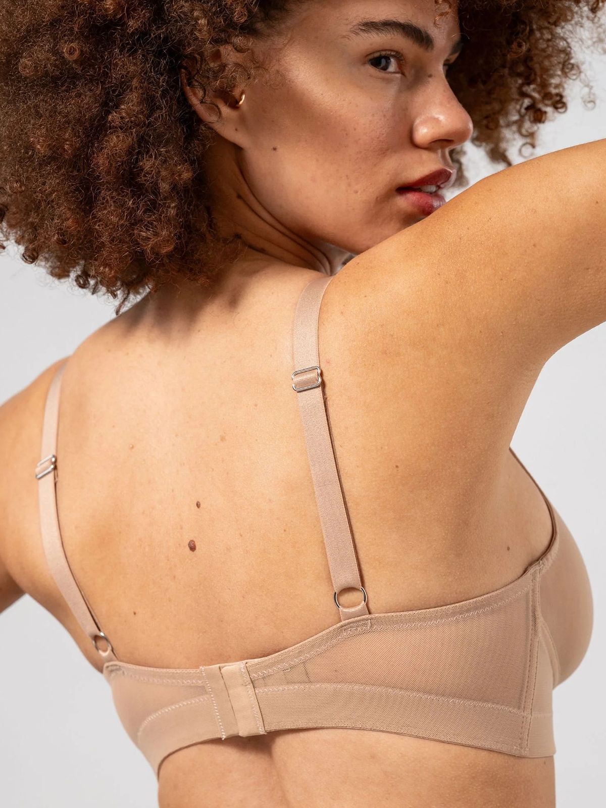Mesh Support+ Bralette Warm Nude