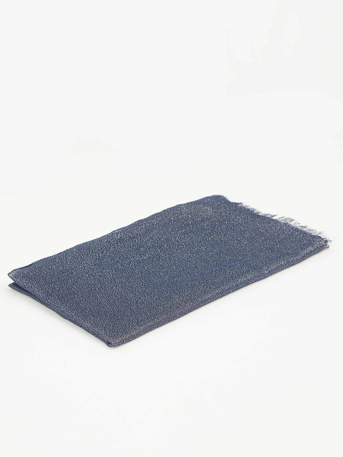 Metallic viscose shawl