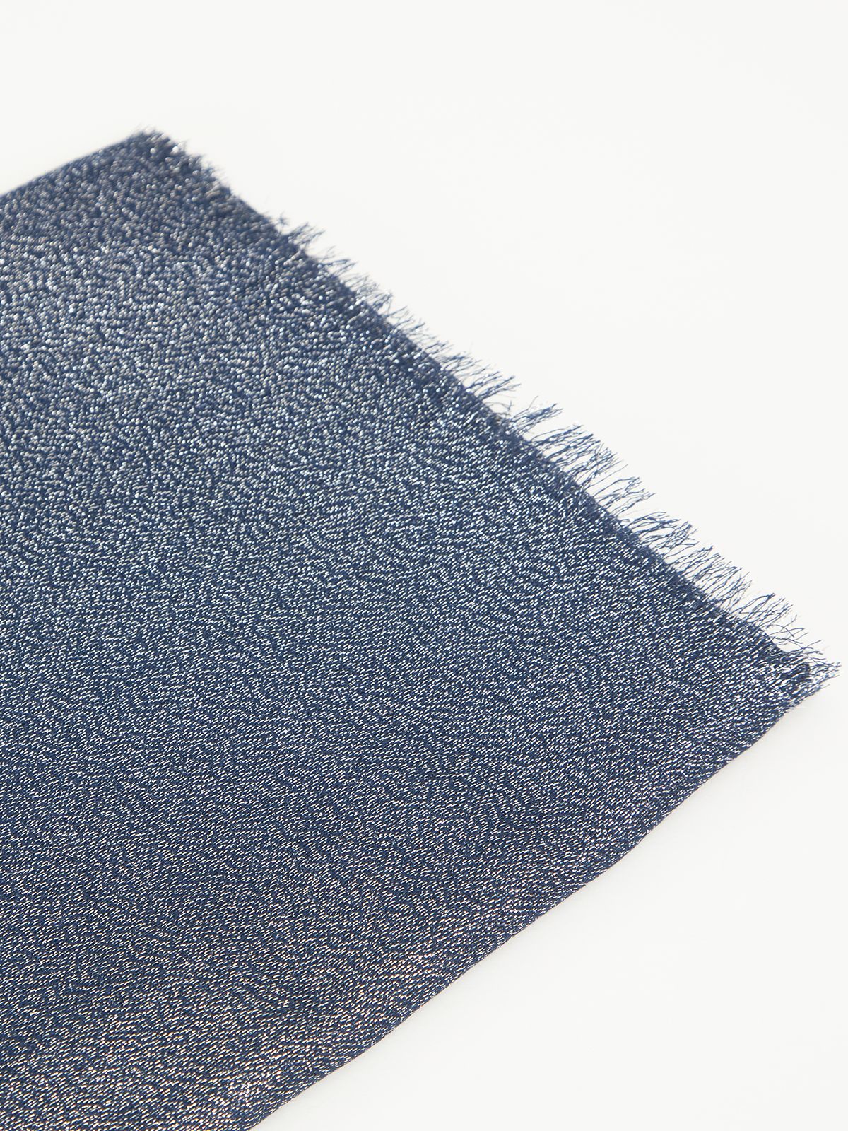 Metallic viscose shawl