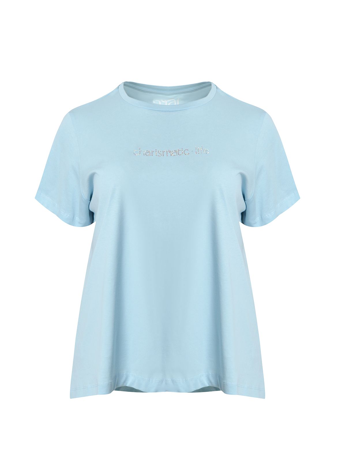 Strass-embellished cotton t-shirt
