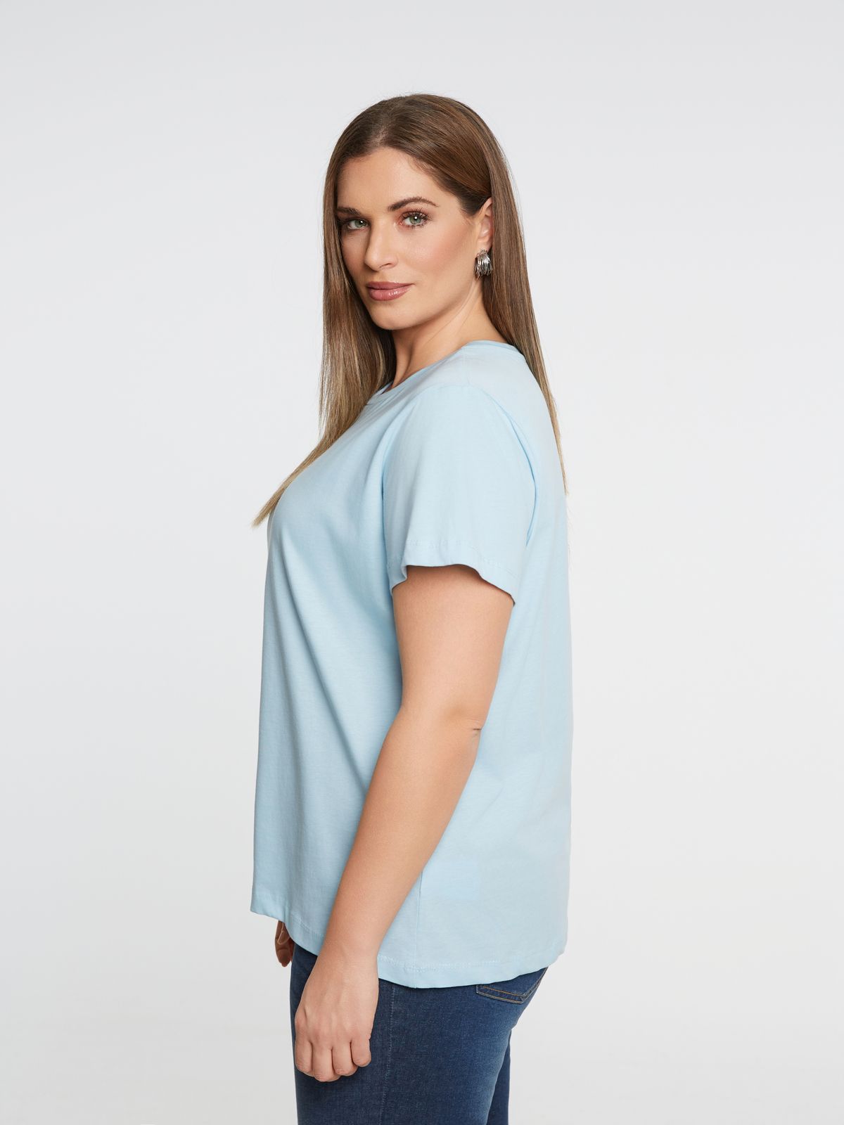Strass-embellished cotton t-shirt