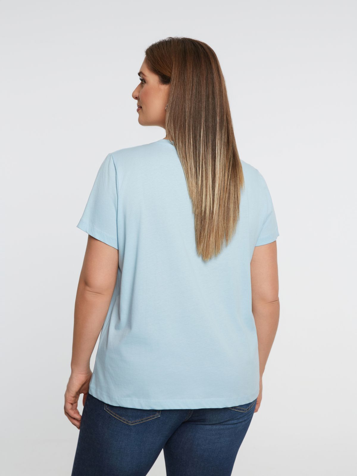 Strass-embellished cotton t-shirt
