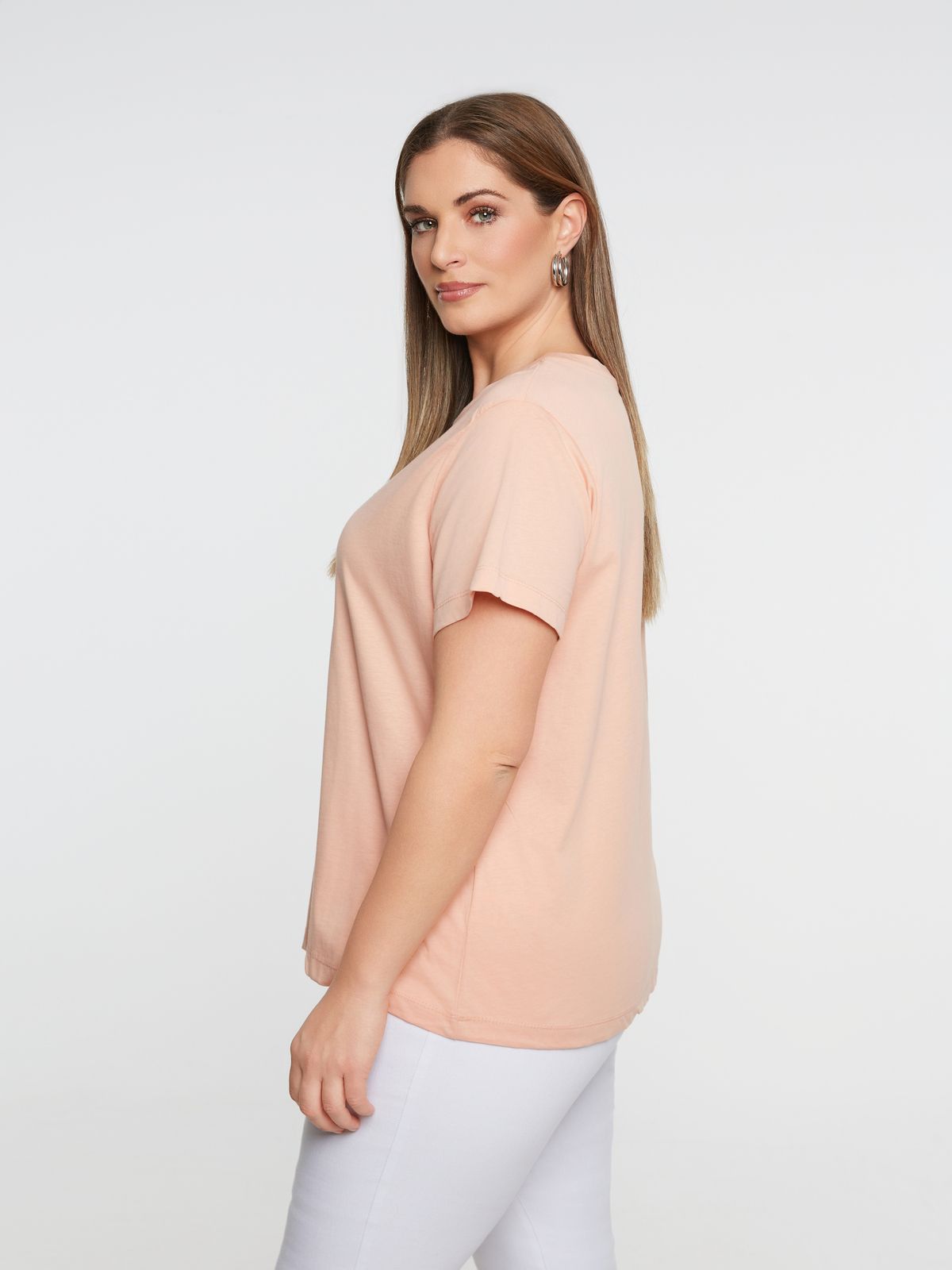 Strass-embellished cotton t-shirt