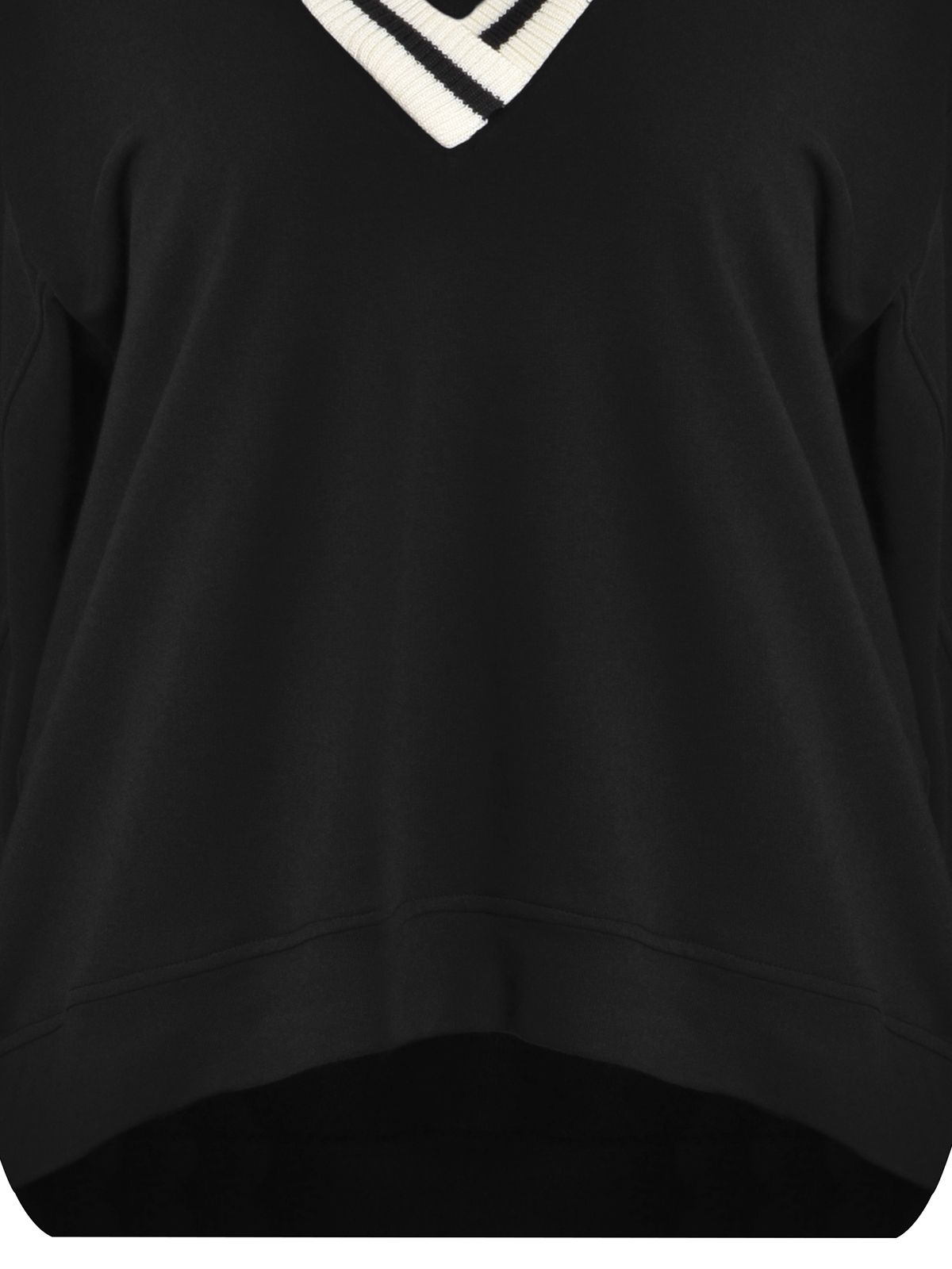 ΜΠΛΟΥΖΑ ΦΟΥΤΕΡ V RIB BLACK