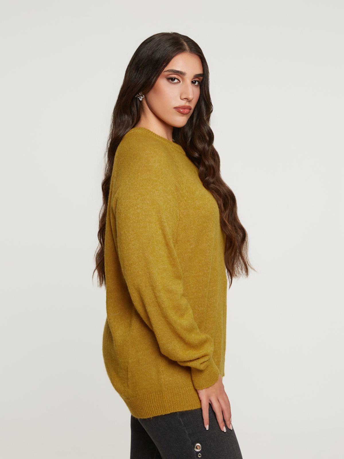 Basic raglan-sleeve jumper