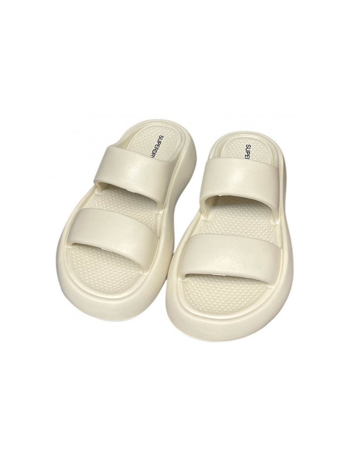 Superdry Nina Sliders Μπεζ