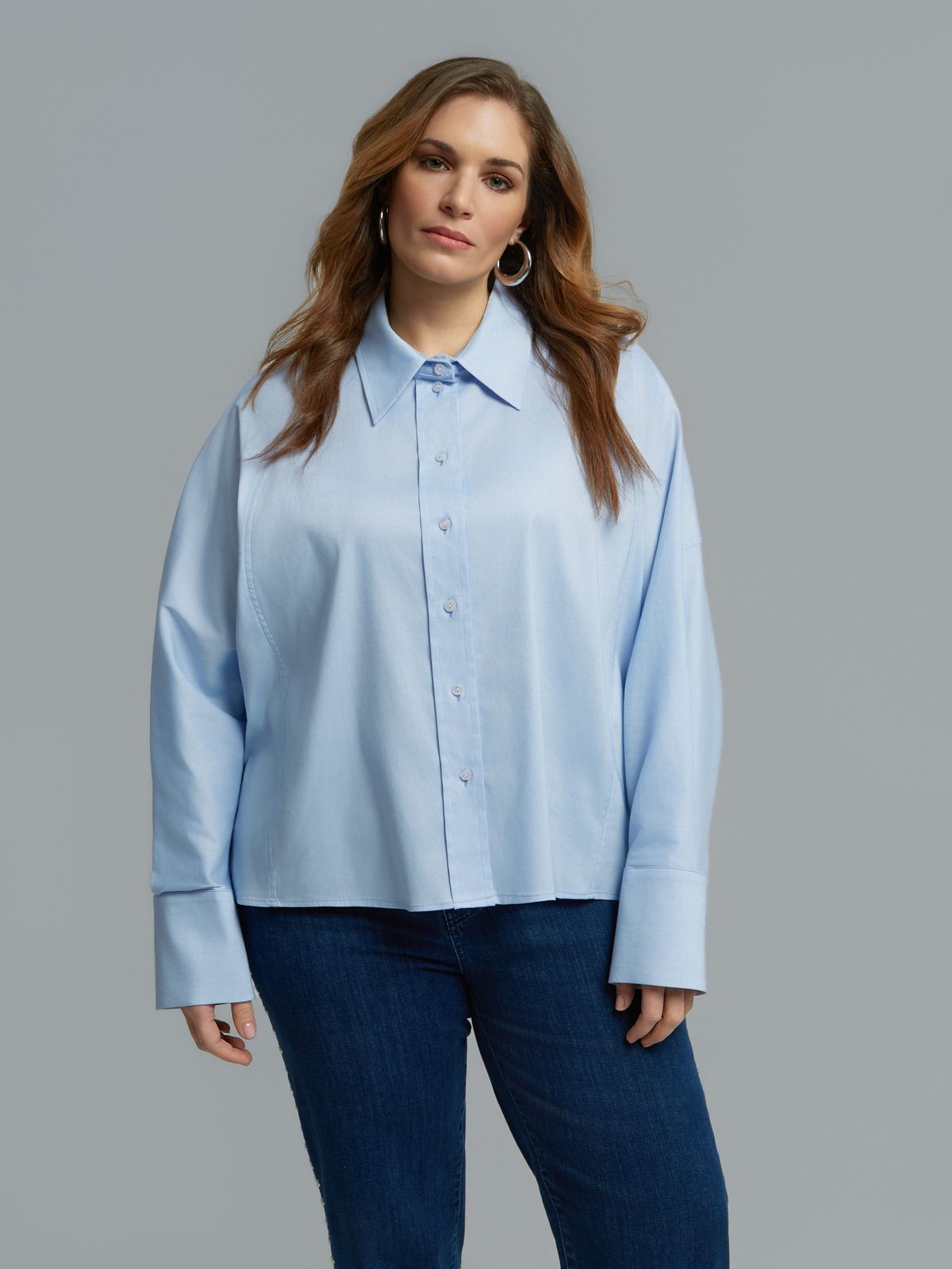 Oversized βαμβακερό πουκάμισο