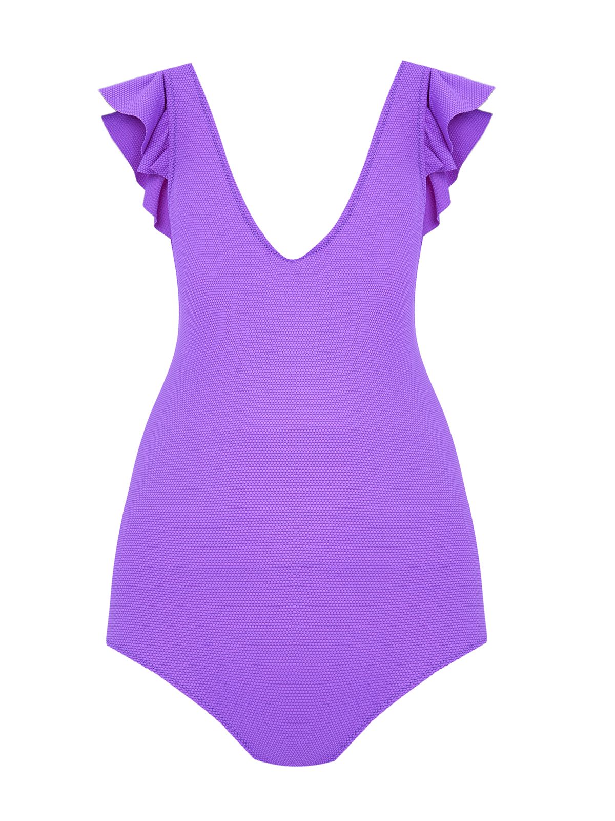 Padded ruffle swimsuit
