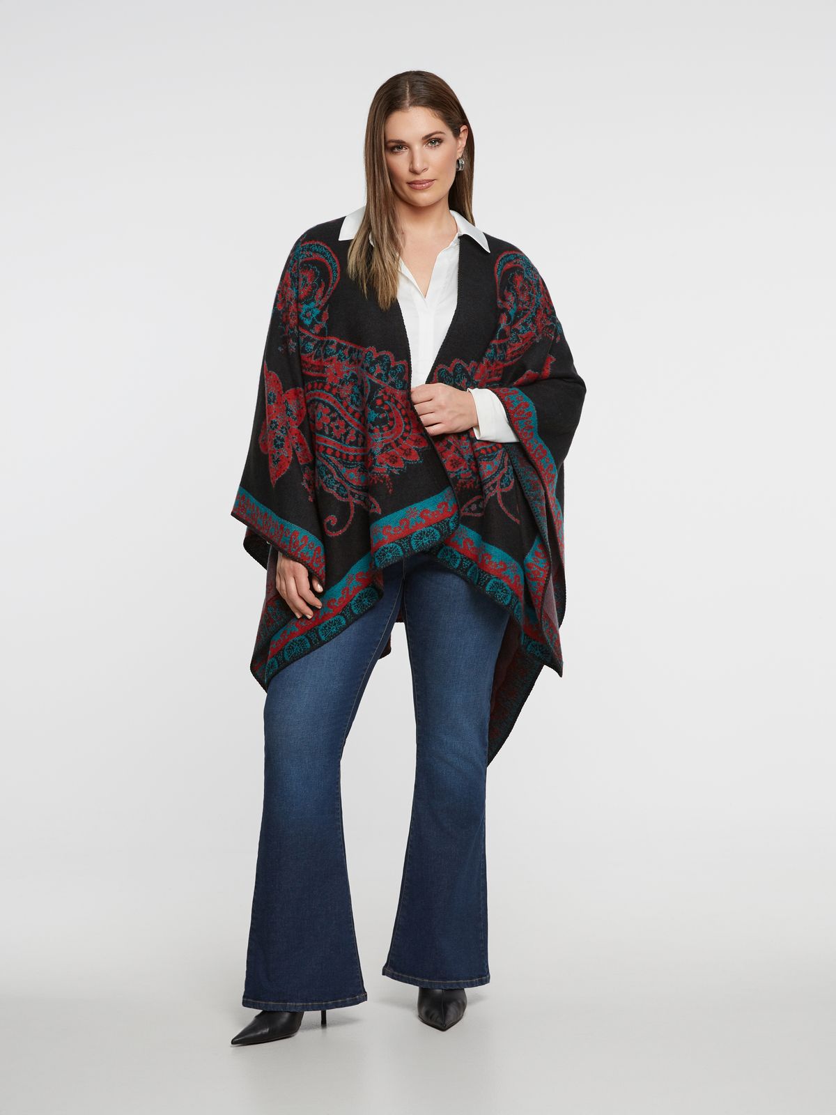 Paisley poncho