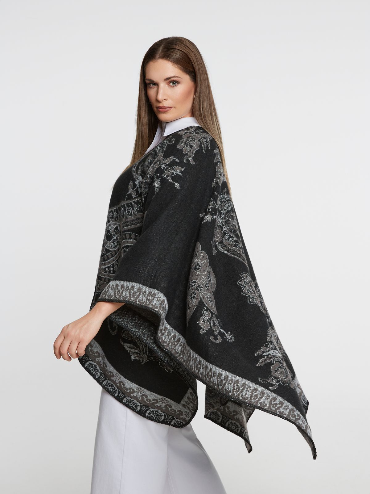 Paisley poncho
