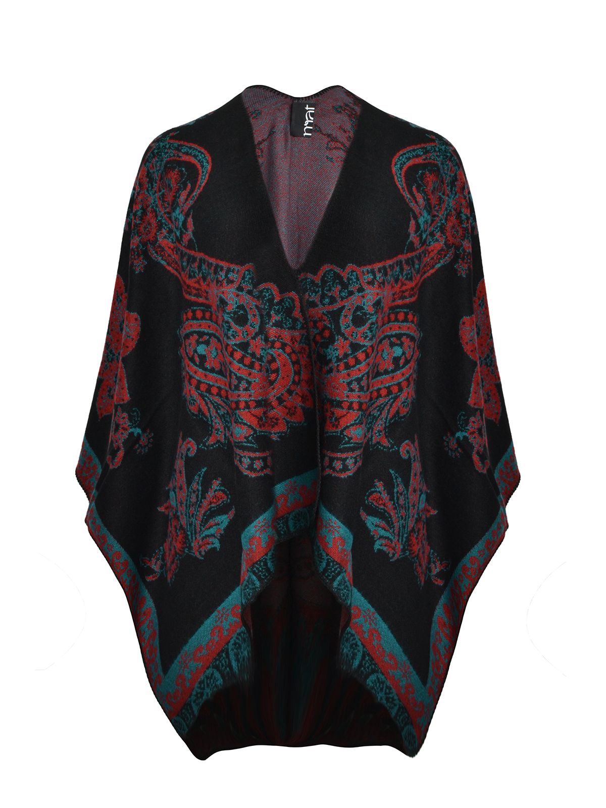 Paisley poncho