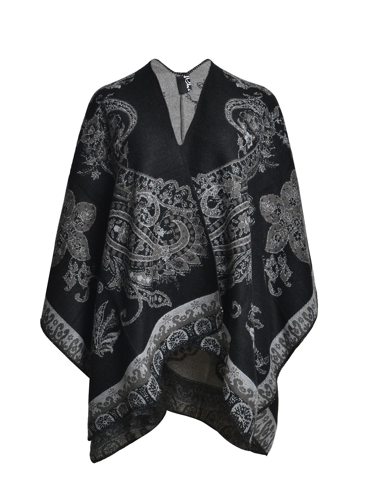 Paisley poncho
