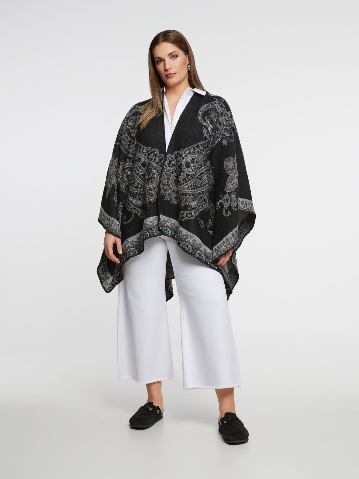 Paisley poncho
