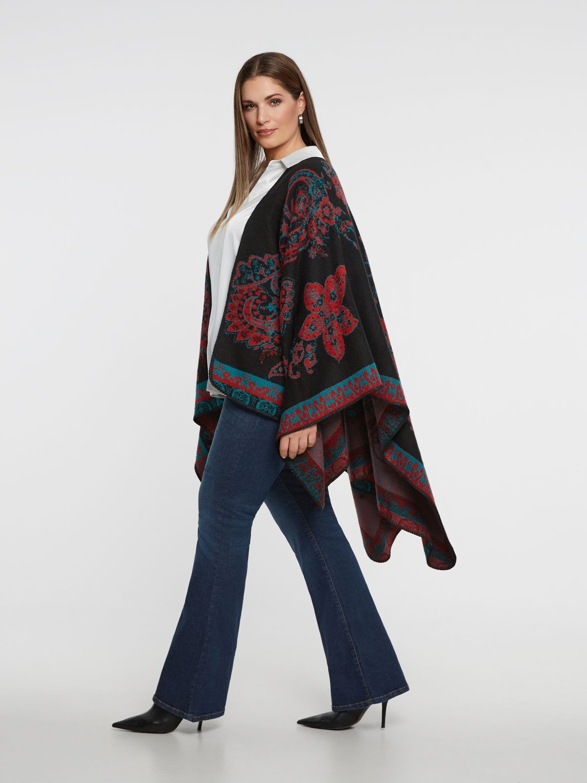 Paisley poncho