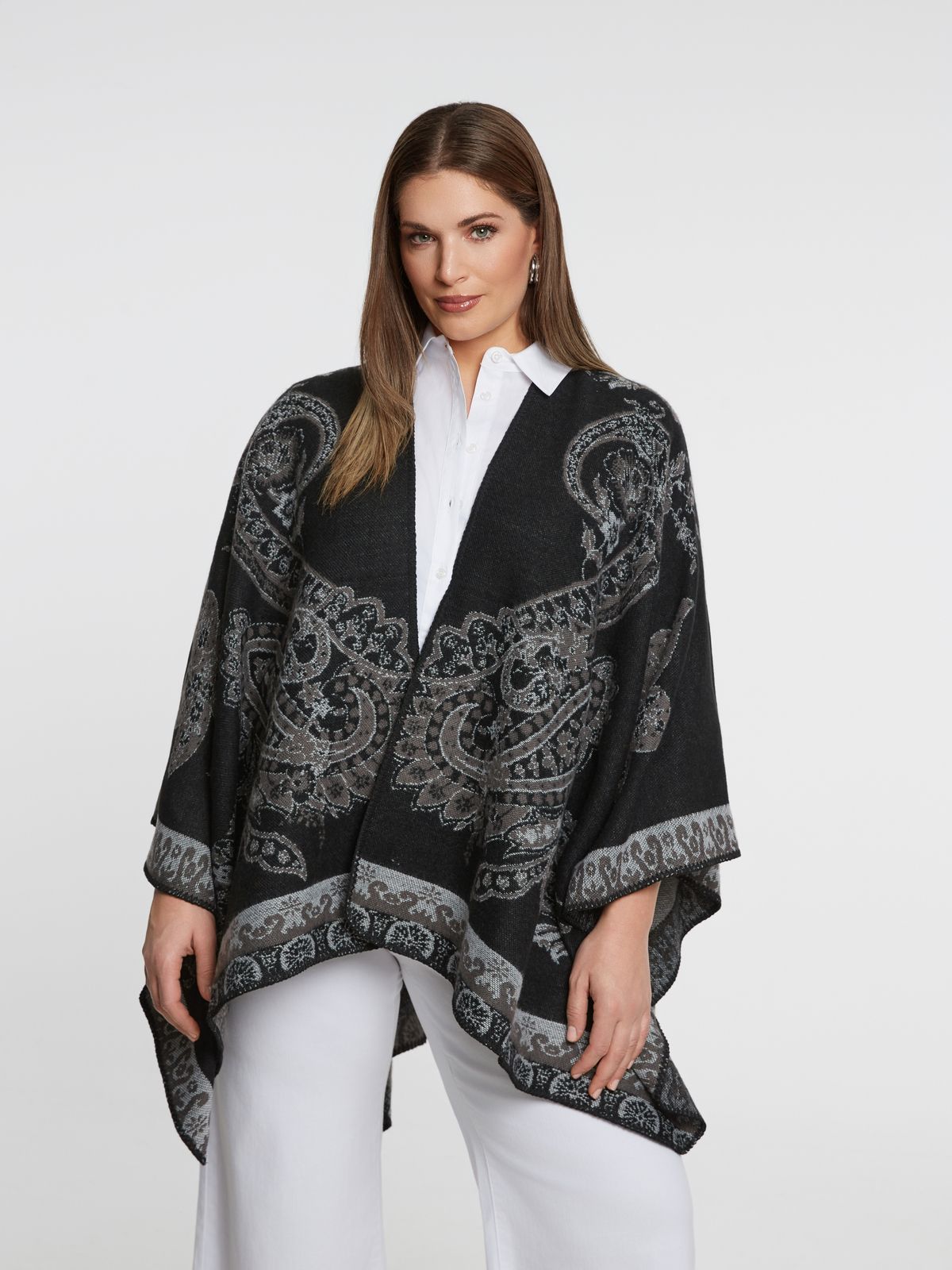 Paisley poncho