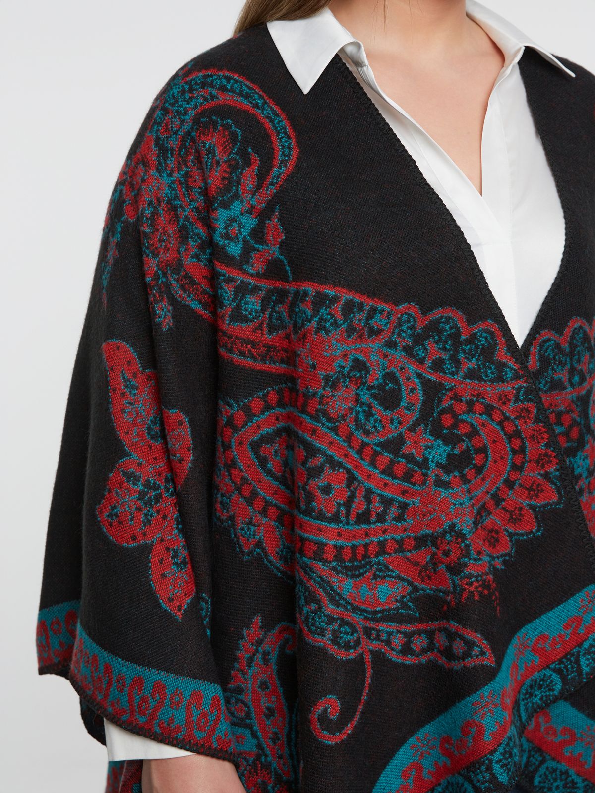 Paisley poncho