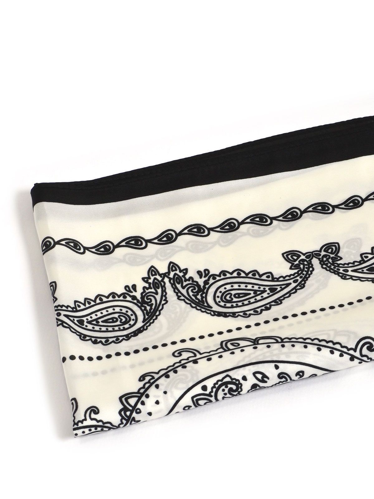 Paisley print scarf