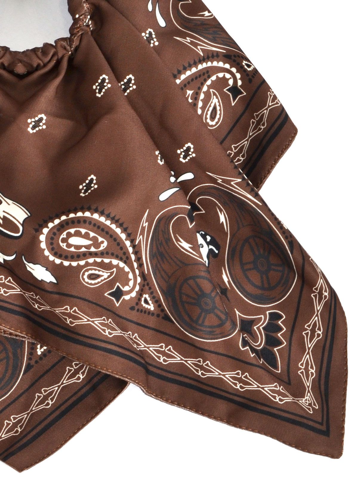 Paisley print scrunchie