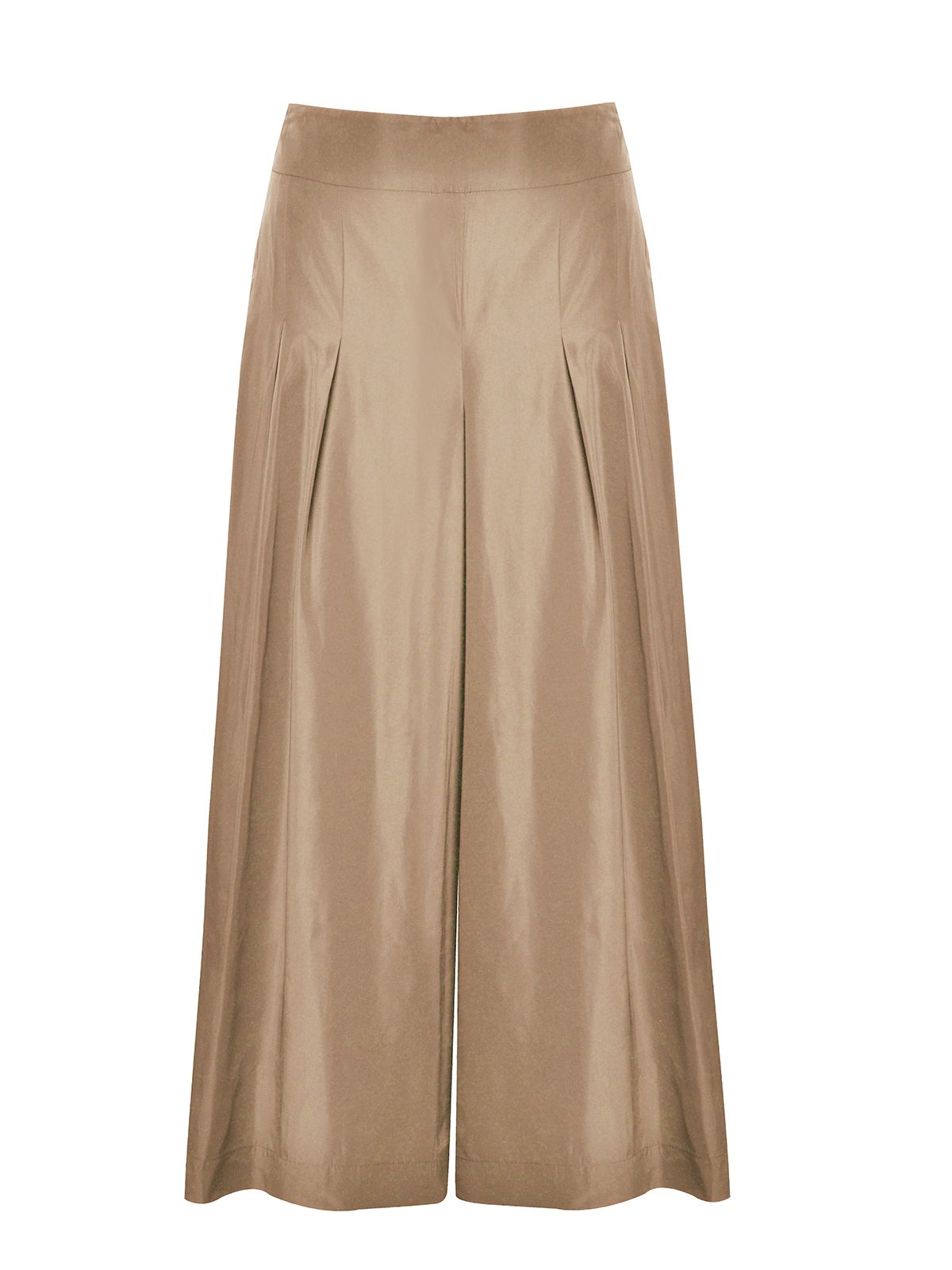 Wide-leg high-waisted pants