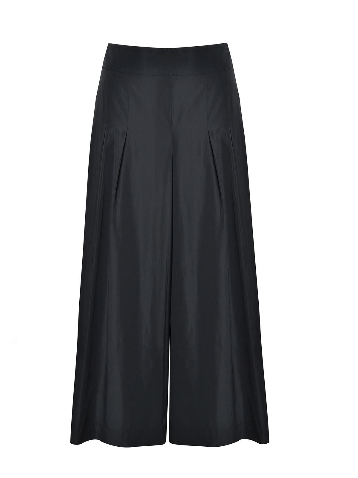 Wide-leg high-waisted pants