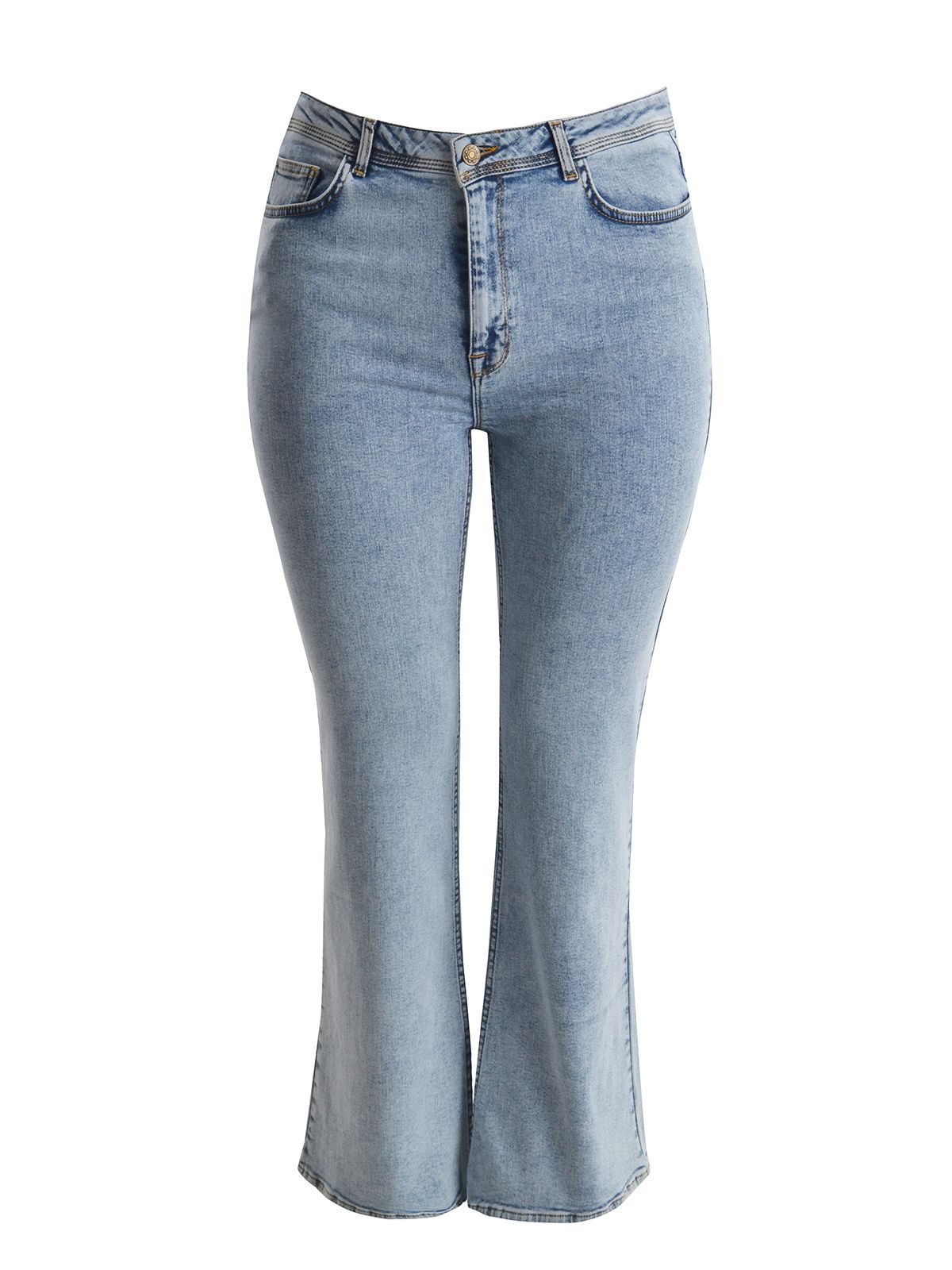 Light blue flare jeans