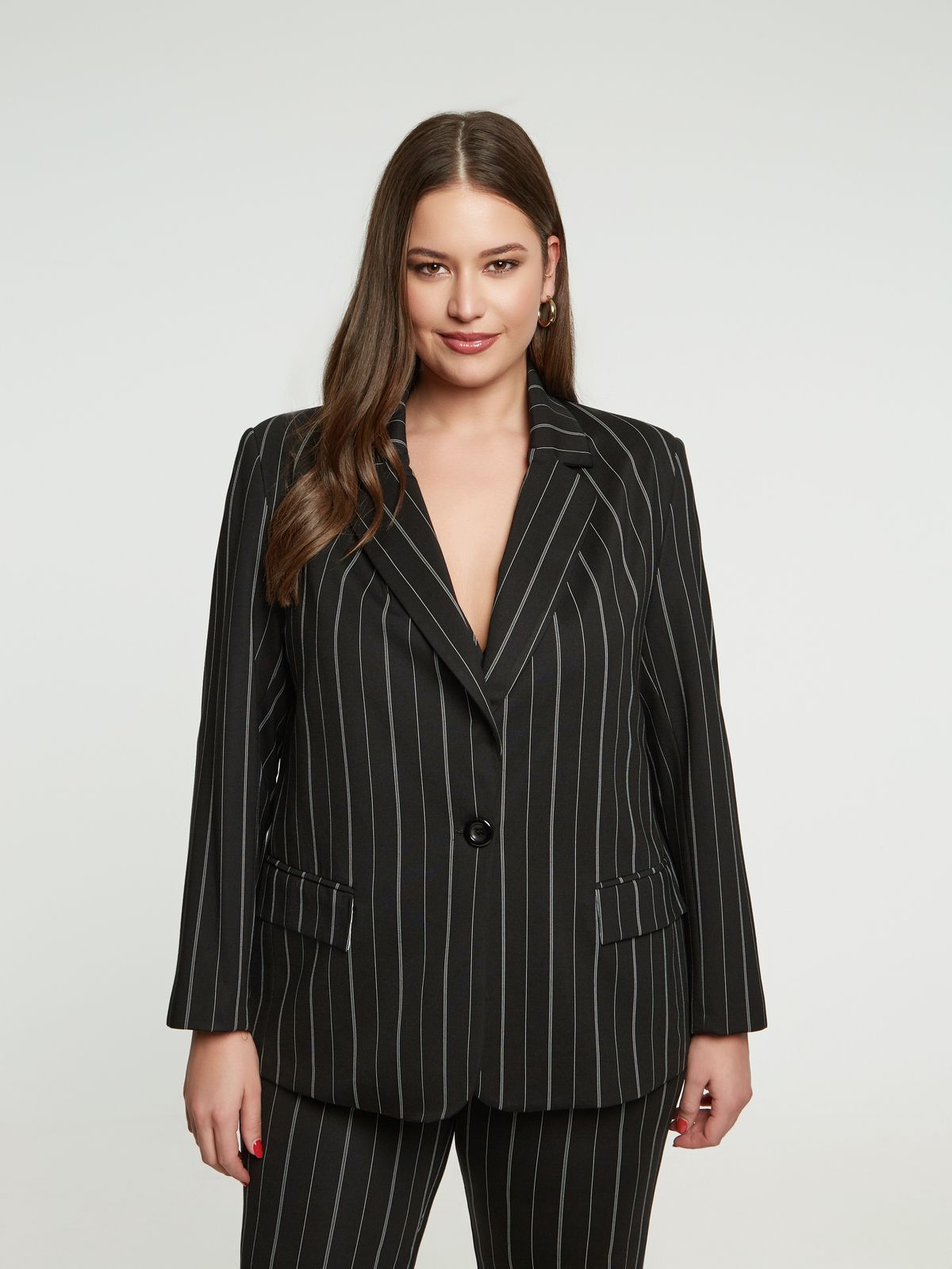 Pinstripe blazer