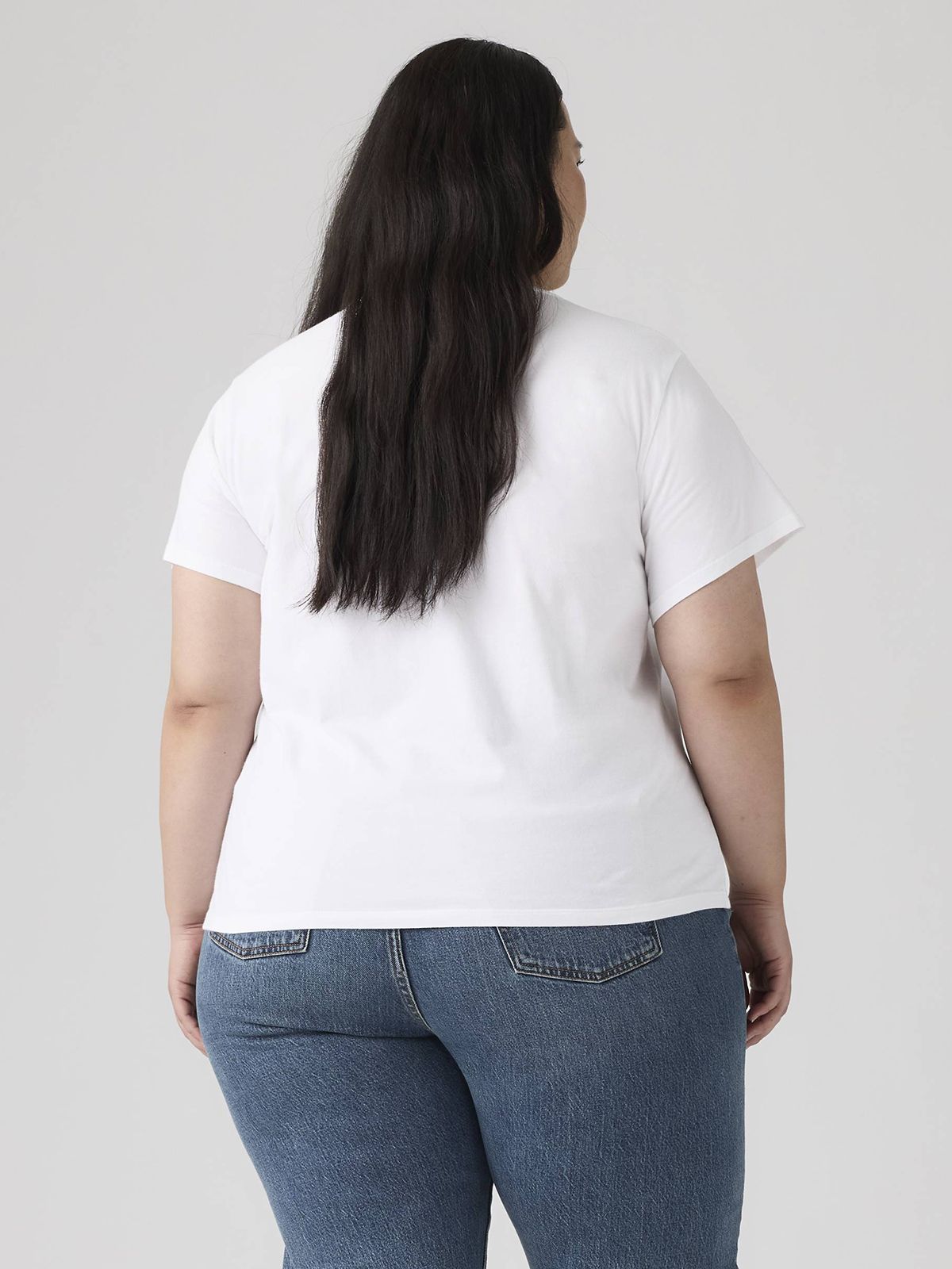 The Perfect Tee Rhinestone Sporty Bright White