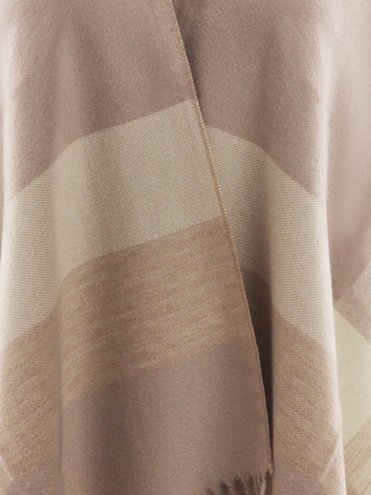 Minimal chic poncho with fringes