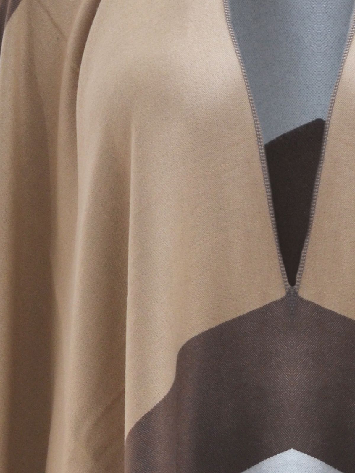 Geometric pattern cape