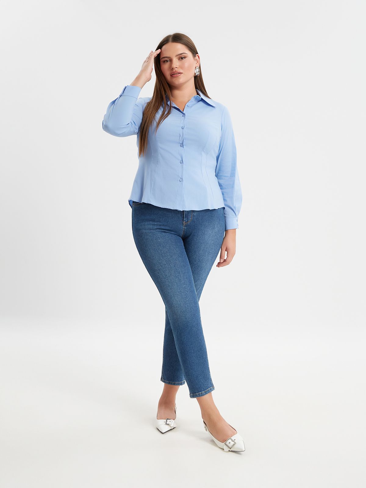 Basic poplin shirt