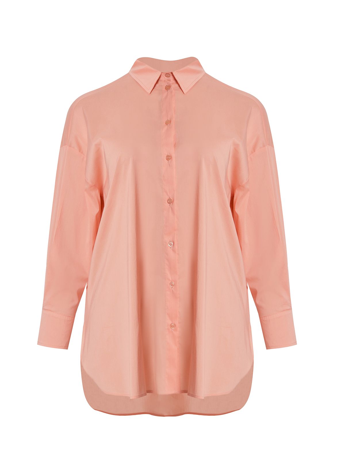Basic oversized cotton shirt