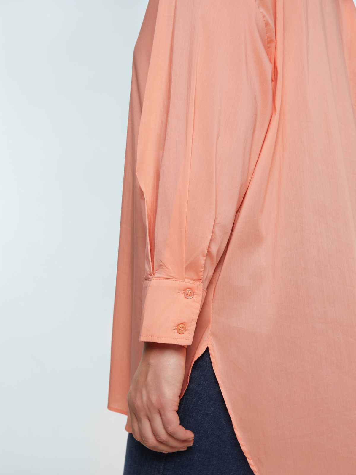Basic oversized cotton shirt