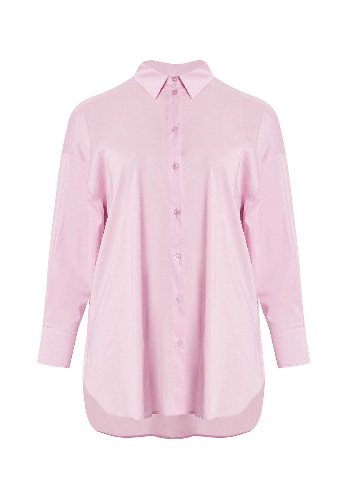 Basic oversized cotton shirt