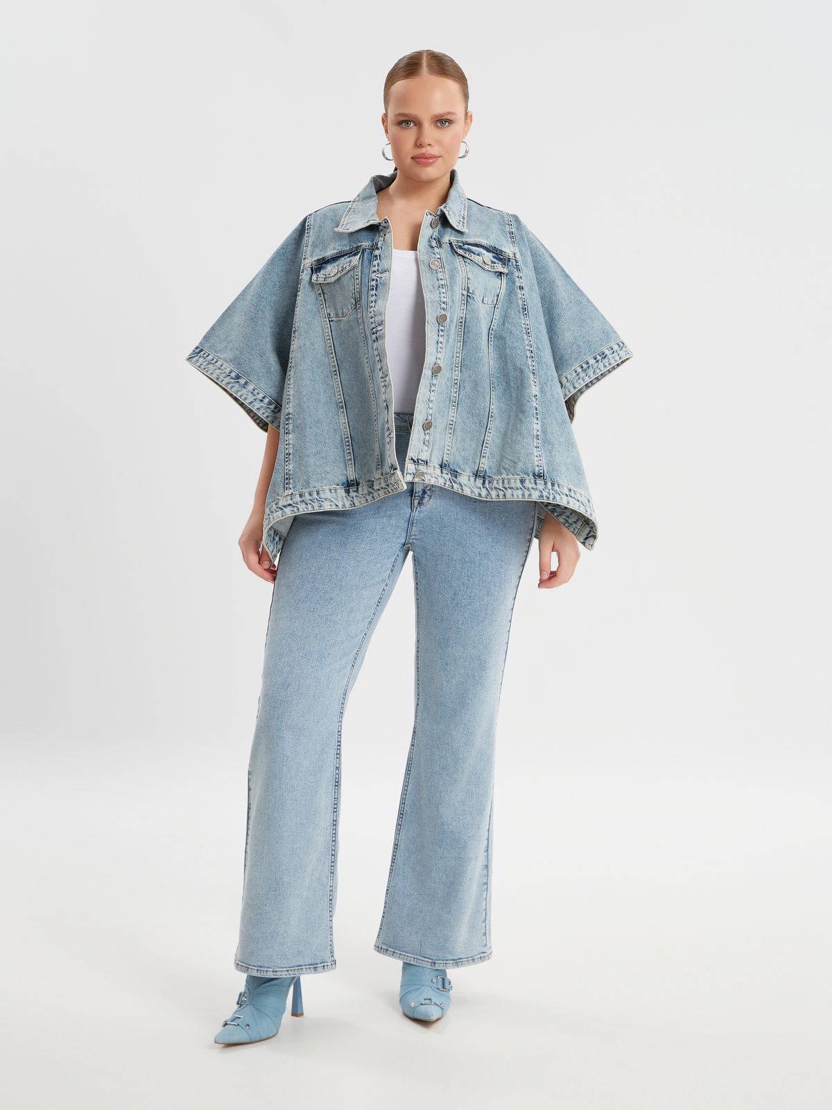 Oversized denim jacket