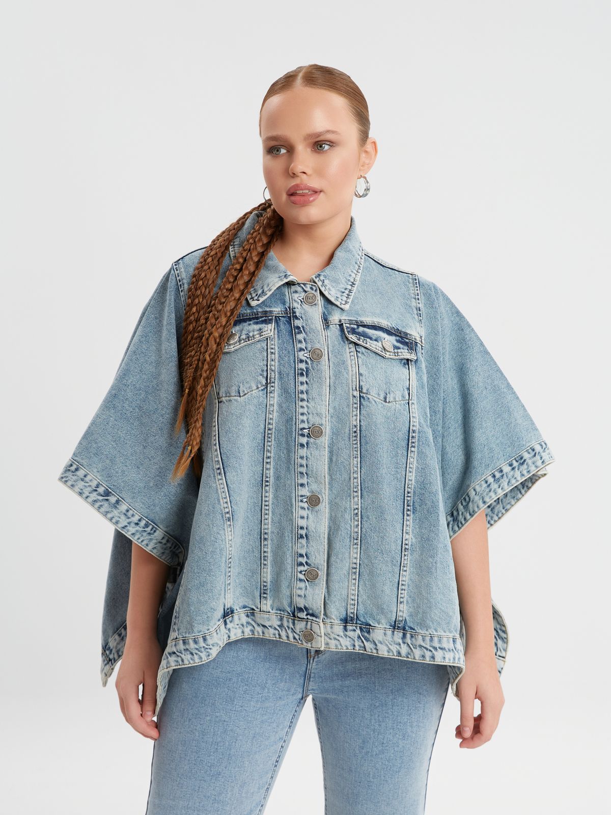 Oversized denim jacket