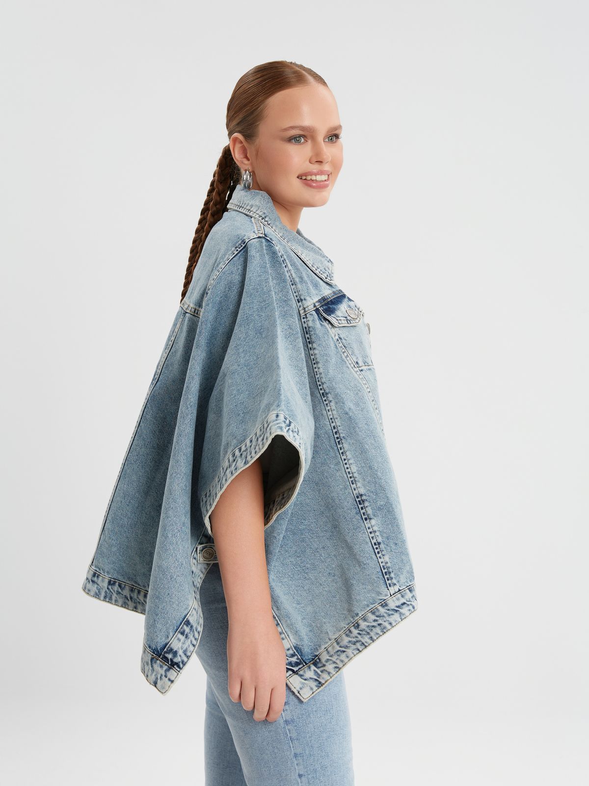 Oversized denim jacket