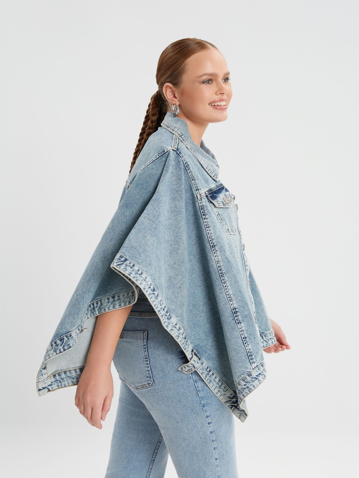 Oversized denim jacket