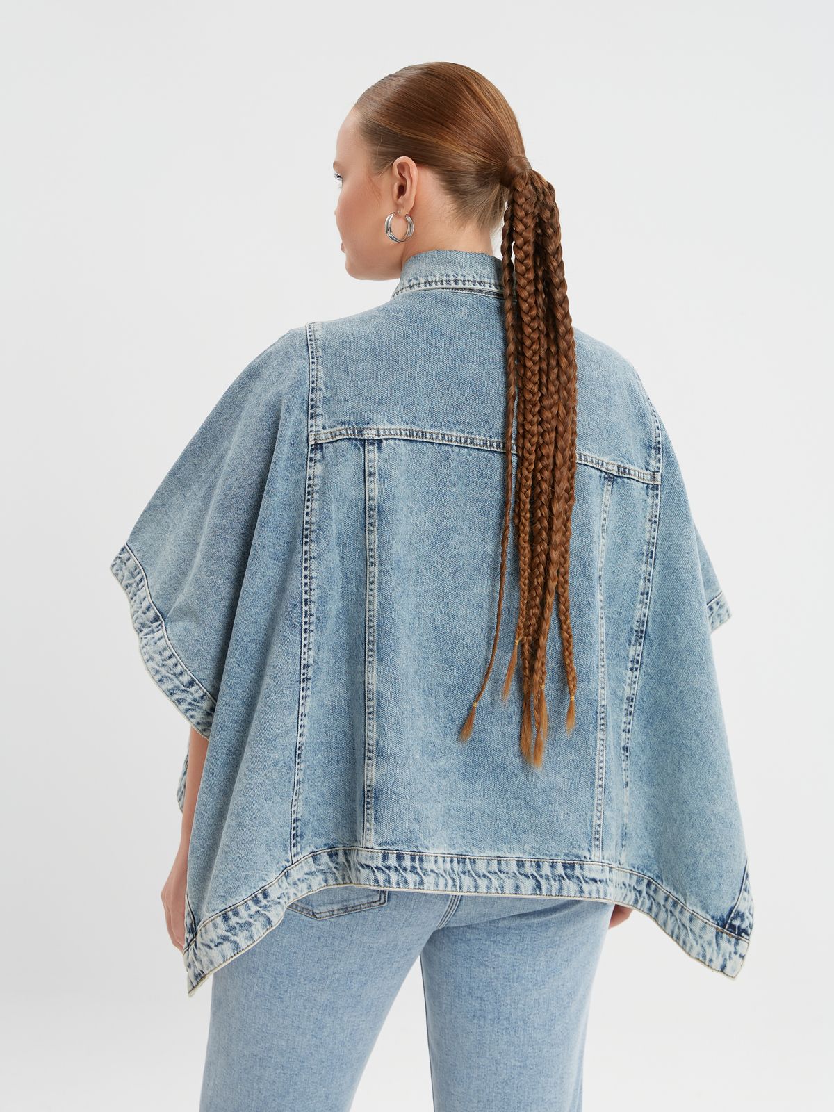 Oversized denim jacket