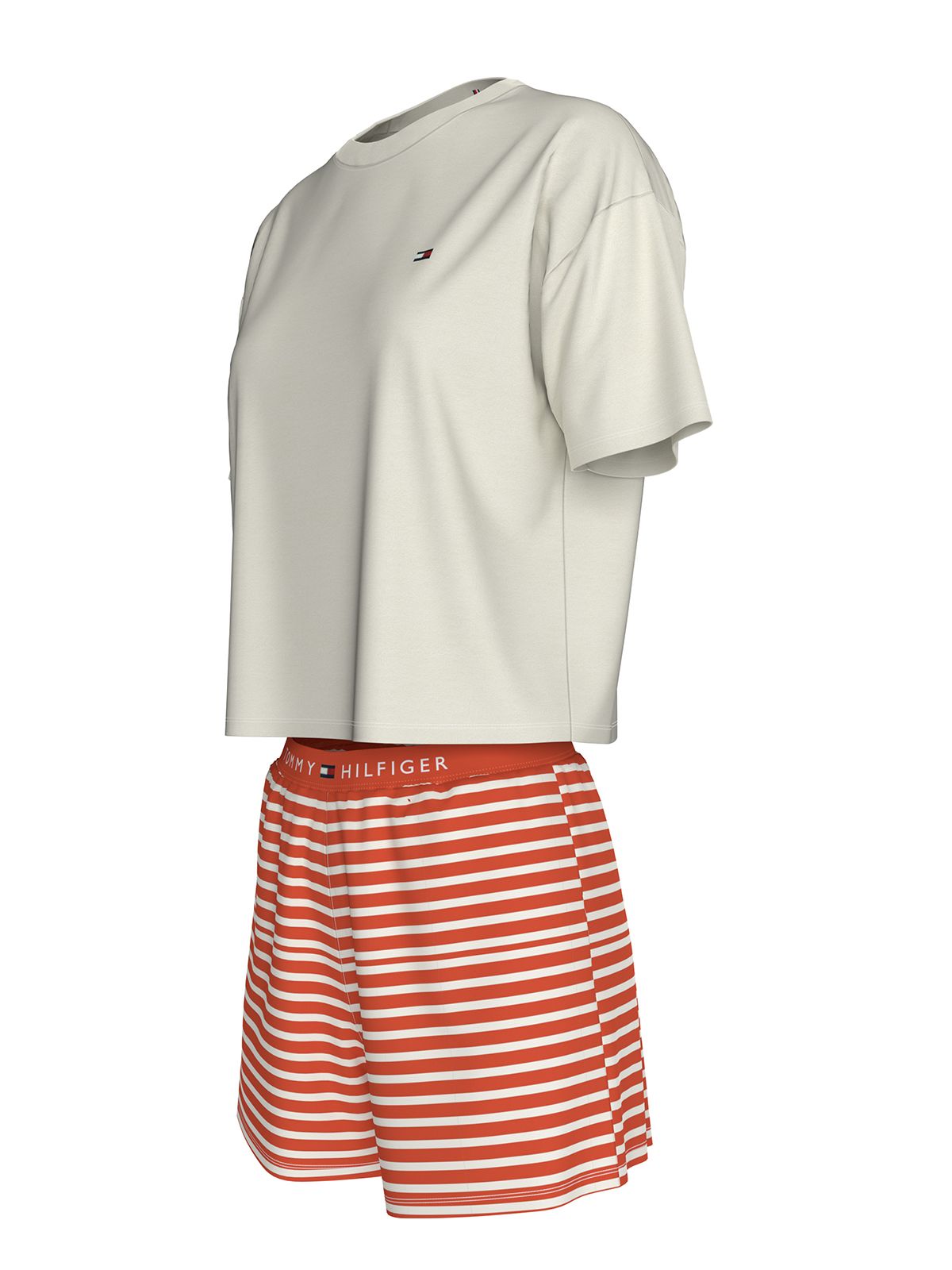 Print Shorts Relaxed Pyjama Set