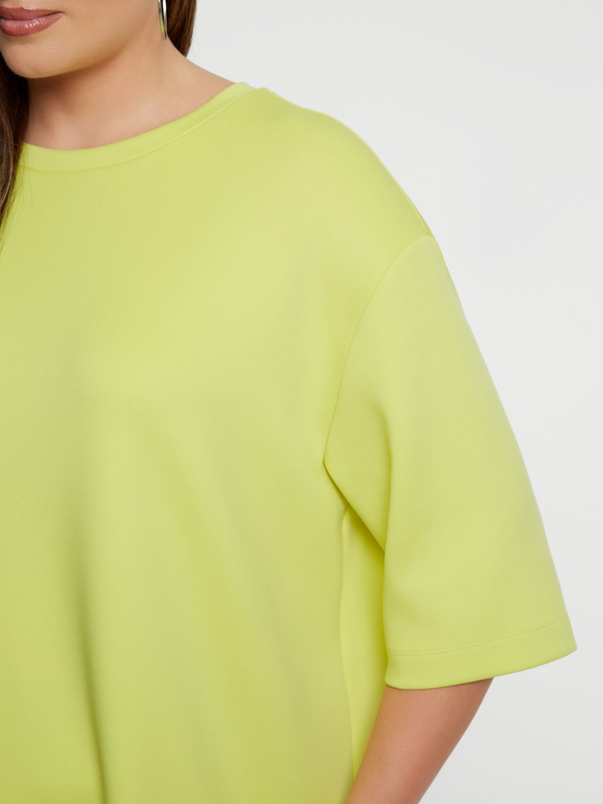 Relaxed fit 3/4 sleeve top