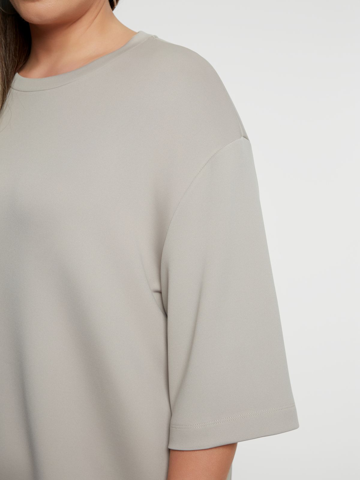 Relaxed fit 3/4 sleeve top
